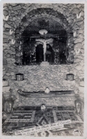 Grotto at Little Bit O' Heaven, Davenport, Iowa, postcard