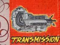 Transmission wall painting. New Zacatecas, Kedzie Avenue and 38th Place