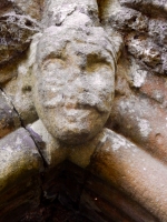 Grotto detail on the grounds of Plas Newydd, home to the Ladies of Llangollen, Wales