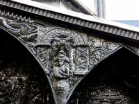 Architectural detail, Plas Newydd, Llangollen, Wales