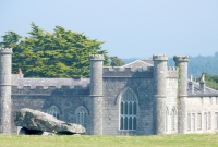 Thestables, and their local dolmen, Plas Newydd, seat of the Angleseys, Wales