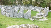 Din Lligwy, possibly pre-Roman hut remains, Moelfre, Wales