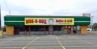 The name is marginally clever, but the baby! Wok-N-Roll, Muskegon, Michigan