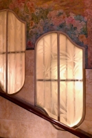 Colorful  wall and windows, Antoni Gaudí's Casa Milà, Barcelona