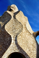 Rooftop detail, Antoni Gaudí's Casa Milà, Barcelona