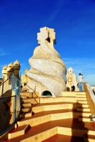 Rooftop detail, Antoni Gaudí's Casa Milà, Barcelona