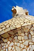 Rooftop detail, Antoni Gaudí's Casa Milà, Barcelona