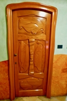 Carved door, Antoni Gaudí's Casa Milà, Barcelona