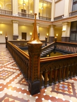 Central stairway, the Loyalty Building, now the Hilton Garden Inn, Milwaukee