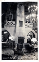 Living room at Scotty's Castle, Death Valley, California, postcard Living room at Scotty's Castle, Death Valley, California, postcard