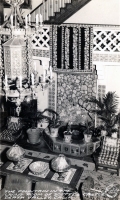 The fountain in the living room at Scotty's Castle, Death Valley, California, postcard The fountain in the living room at Scotty's Castle, Death Valley, California, postcard