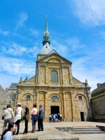 The monestary at Mont-Saint-Michel