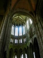 The monestary at Mont-Saint-Michel