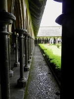 The cloister, Mont-Saint-Michel