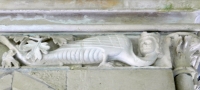 The cloister, Mont-Saint-Michel