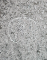 NY. Lost. Chicago Lakefront stone carvings, south of Montrose Harbor. 2003