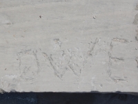 Owe, level 2. Chicago lakefront stone carvings, Montrose Beach. 2019 Owe, level 2. Chicago lakefront stone carvings, Montrose Beach. 2019
