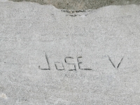 Jose V. Chicago lakefront stone carvings, near Montrose Beach. 2023 Jose V. Chicago lakefront stone carvings, near Montrose Beach. 2023