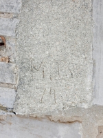 MB 74. Chicago lakefront stone carvings, Montrose Beach. 2020