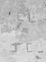 CL N JC, level 1. Chicago lakefront stone carvings, near Montrose Beach. 2017 CL N JC, level 1. Chicago lakefront stone carvings, near Montrose Beach. 2017