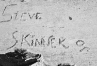 Steve Skinner, Jo. Lost. South of Montrose. Chicago Lakefront stone carvings, south of Montrose Harbor. 2003 Steve Skinner, Jo. Lost. South of Montrose. Chicago Lakefront stone carvings, south of Montrose Harbor. 2003