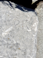 PR. Chicago lakefront stone carvings, south of Montrose Harbor. 2019