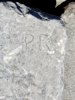PR. Chicago lakefront stone carvings, south of Montrose Harbor. 2019 PR. Chicago lakefront stone carvings, south of Montrose Harbor. 2019
