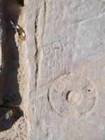 Dan DI. Chicago lakefront stone carvings, Montrose Dog Beach. 2023