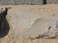 MH, E.V + J.C. Level 1, vertical. Chicago lakefront stone carvings, Montrose Dog Beach. 2022 MH, E.V + J.C. Level 1, vertical. Chicago lakefront stone carvings, Montrose Dog Beach. 2022