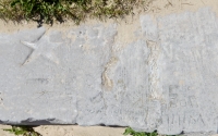 Star, 1947, Willie Booker. Chicago lakefront stone carvings, Montrose Beach. 2019 Star, 1947, Willie Booker. Chicago lakefront stone carvings, Montrose Beach. 2019