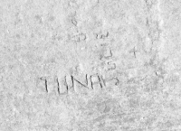 Tuna + Julie. Chicago Lakefront stone carvings, Montrose Dog Beach. 2017 Tuna + Julie. Chicago Lakefront stone carvings, Montrose Dog Beach. 2017