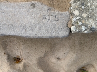 RJS. Chicago lakefront stone carvings, Montrose Beach. 2023 RJS. Chicago lakefront stone carvings, Montrose Beach. 2023