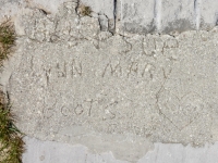Sue, Lynn, Mary, Boots, heart with Love written in it. Chicago lakefront stone carvings, Montrose Beach. 2019 Sue, Lynn, Mary, Boots, heart with Love written in it. Chicago lakefront stone carvings, Montrose Beach. 2019