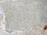B+S Towing/Bob + Sue/1974. Chicago lakefront stone carvings, near Montrose Beach. 2019 B+S Towing/Bob + Sue/1974. Chicago lakefront stone carvings, near Montrose Beach. 2019