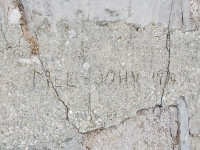 Mel + John 1974. Chicago lakefront stone carvings, Montrose Beach. 2020 Mel + John 1974. Chicago lakefront stone carvings, Montrose Beach. 2020