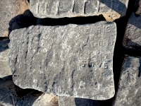 Elsie, Cory, Yee, Slivs, Phil N, JM, EF. Chicago lakefront stone carvings, south of La Rabida Hospital. 2025