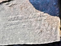 Ruth Wagner, Jane (?) Shirkey, L, CCD. Chicago lakefront stone carvings, south of La Rabida Hospital. 2025