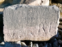 Heart with Chinny, RL. Chicago lakefront stone carvings, south of La Rabida Hospital. 2025