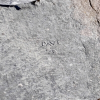 68, Dave 70. Chicago lakefront stone carvings, south of La Rabida Hospital. 2026