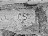 Ed Sadown, 1937, CS + LM, Rich, AP. Chicago lakefront stone carvings, between 45th Street and Hyde Park Blvd. 2019 Ed Sadown, 1937, CS + LM, Rich, AP. Chicago lakefront stone carvings, between 45th Street and Hyde Park Blvd. 2019