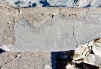 1949, Mick, A.F. Chicago lakefront stone carvings, between 45th Street and Hyde Park Blvd. 2018 1949, Mick, A.F. Chicago lakefront stone carvings, between 45th Street and Hyde Park Blvd. 2018