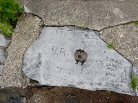 1949, Roger Lavigne, PJ, ZCH. Chicago lakefront stone carvings, between 45th Street and Hyde Park Blvd. 2018 1949, Roger Lavigne, PJ, ZCH. Chicago lakefront stone carvings, between 45th Street and Hyde Park Blvd. 2018