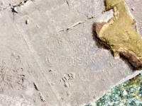 6/14/54. Crook, MY, B.B., Bud 48, EAT, JM, 10-5-58. Chicago lakefront stone carvings, between 45th Street and Hyde Park Blvd. 2019 6/14/54. Crook, MY, B.B., Bud 48, EAT, JM, 10-5-58. Chicago lakefront stone carvings, between 45th Street and Hyde Park Blvd. 2019