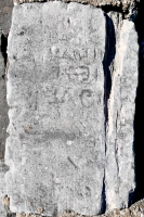7-4-31, Marth, HA, arrrow. Chicago lakefront stone carvings, between 45th Street and Hyde Park Blvd. 2020 7-4-31, Marth, HA, arrrow. Chicago lakefront stone carvings, between 45th Street and Hyde Park Blvd. 2020