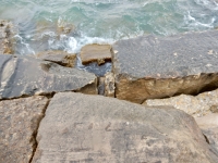 70. Chicago lakefront stone carvings, between 45th Street and Hyde Park Blvd. 2019