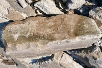 Phil, Lou, Joe, GYK, Dorothy, Who, others. Chicago lakefront stone carvings, between 45th Street and Hyde Park Blvd. 2021