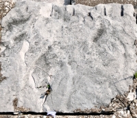 Laele and Doloreses Rock. Chicago lakefront stone carvings, between 45th Street and Hyde Park Blvd. 2023