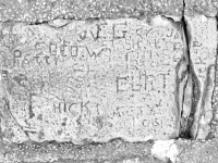 Autograph rock: Patty, FG, Stash, Geo. W Curt, Hick, others, 40. Chicago lakefront stone carvings, between 45th Street and Hyde Park Blvd. 2019 Autograph rock: Patty, FG, Stash, Geo. W Curt, Hick, others, 40. Chicago lakefront stone carvings, between 45th Street and Hyde Park Blvd. 2019