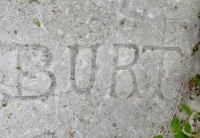 Burt. Chicago lakefront stone carvings, between 45th Street and Hyde Park Blvd. 2019 Burt. Chicago lakefront stone carvings, between 45th Street and Hyde Park Blvd. 2019