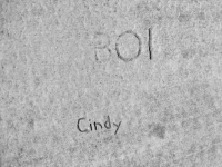 Cindy, BOI. Chicago lakefront stone carvings, between 45th Street and Hyde Park Blvd. 2018 Cindy, BOI. Chicago lakefront stone carvings, between 45th Street and Hyde Park Blvd. 2018